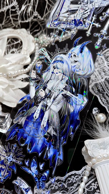 幽鏡禱告 PET 紙膠帶 貝殼光 切膜 5 米卷