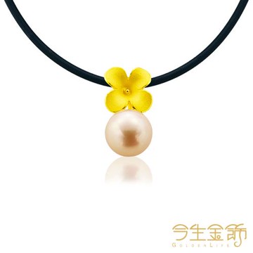 【今生金飾】花柔墜 黃金墜飾