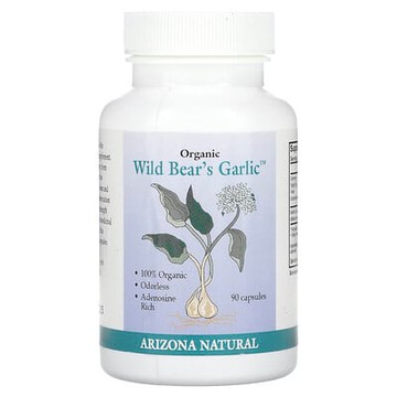 Arizona Natural, Organic Wild Bear´s Garlic，90 粒膠囊