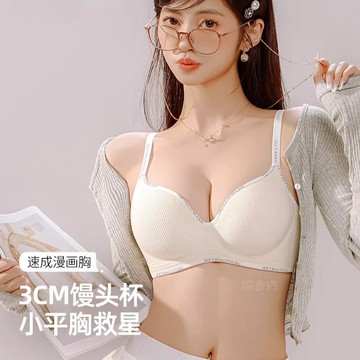 漫畫胸 無痕內衣 小胸顯大 運動內衣 軟支撐 無鋼圈內衣 收副乳 防下垂內衣 提拉 聚攏內衣 蜜桃胸 加厚 文胸