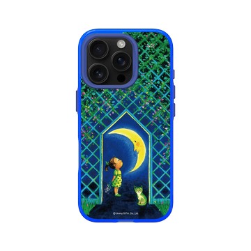 iPhone 16 Pro Clear 激光藍 - 幾米 Jimmy Liao - 幸運遇見你-遇見月亮