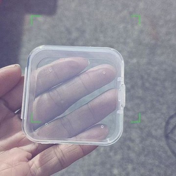 心隔日💥5.5cm正方形PP透明收納盒便攜拼豆神器拼豆收納盒一次性分裝小盒