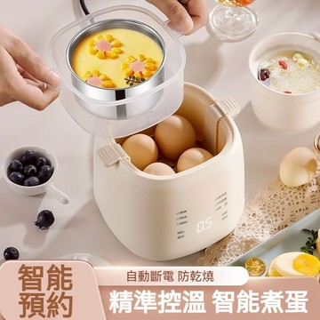 🔥促銷 新款蒸蛋器 煮蛋器 110V 多功能料理機 小型蒸蛋器 煮蛋神器 早餐機 附不鏽鋼蒸蛋碗 蒸蛋神器 家用煮蛋器