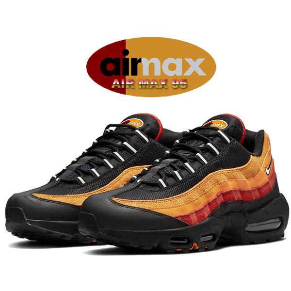NIKE Air Max 95 ブラック/オレンジ/レッド ナイキ エアマックス 95 NIKE AIR MAX 95 black/white-cosmic