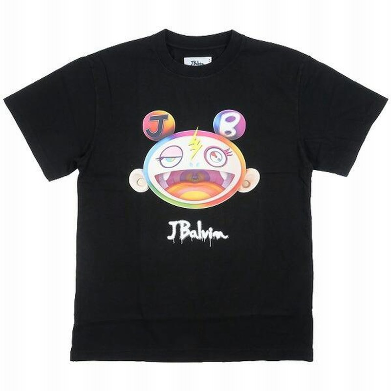 ムラカミタカシ MURAKAMI TAKASHI/村上隆 ×J Balvin J. バルヴィン JB Monster Face Tee Tシャツ 黒  Size【L】 【新古品・未使用品】 | LINEブランドカタログ