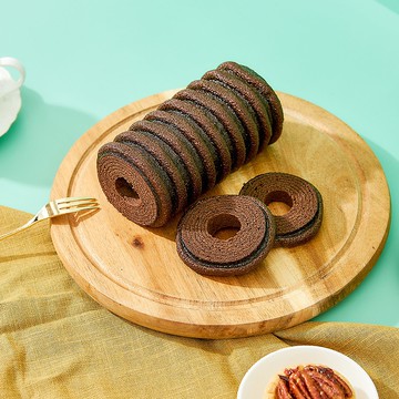 【愛不囉嗦】年輪蛋糕單條禮盒 - 巧克力