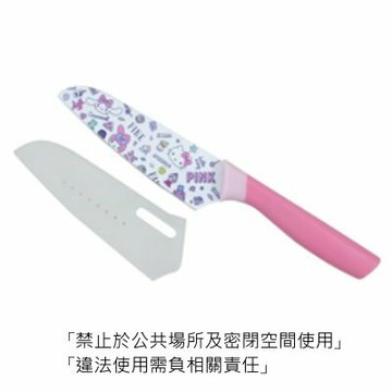 asdfkitty*KITTY 美樂蒂 大耳狗 PINK 不鏽鋼水果刀-台灣授權正版商品