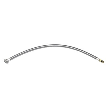 新多多小舖 單孔短頭鋼絲軟管 台灣製 304不鏽鋼材質  3尺  1條