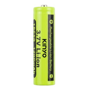 Kinyo 18650 二次鋰單電池 CB-12 33g 18 x 65mm  1入  1顆