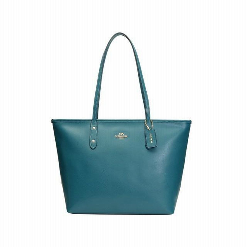即発！♦COACH♦ 幻のTEAL COLORトートバッグ 即発！♢COACH♢ 幻のTEAL COLORトートバッグ