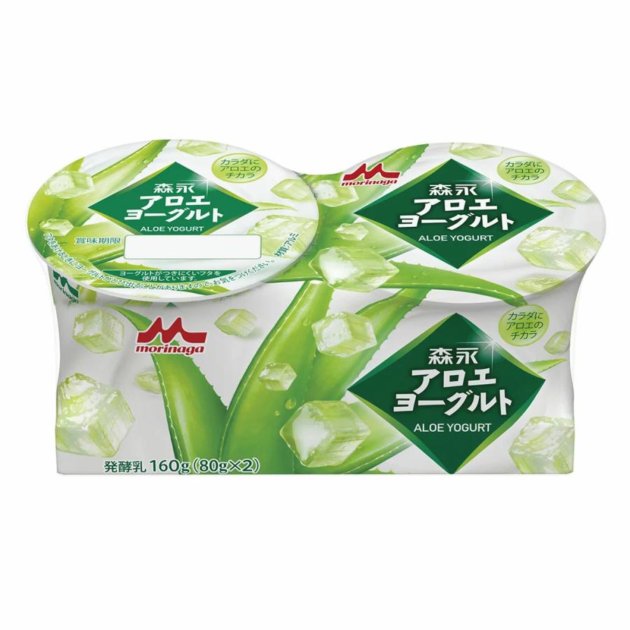 森永乳業 森永 アロエヨーグルト  森永アロエヨーグルト 80g x 2個