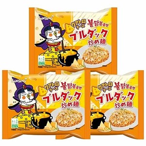 クアトロチーズブルダック炒め麺（145G 日本版） 3袋セット