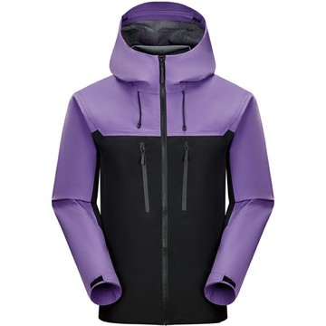 【巴黎精品】現貨+預購 速乾衝鋒衣防風外套防曬外套連帽外套-戶外單層拼色5色a1jh51