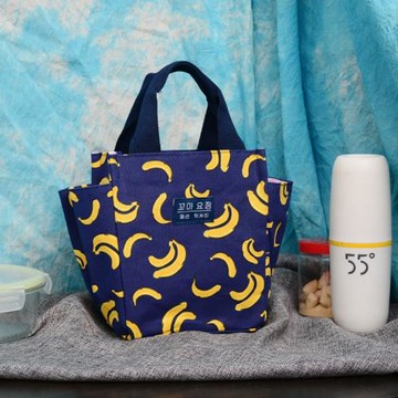 手提帆布包新款日系手提袋學生飯盒包午餐帶飯包休閑女包小拎布包