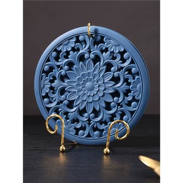 硅膠隔熱墊餐桌墊防燙桌面墊琺瑯鍋墊耐高溫盤子墊歐式菜墊新中式