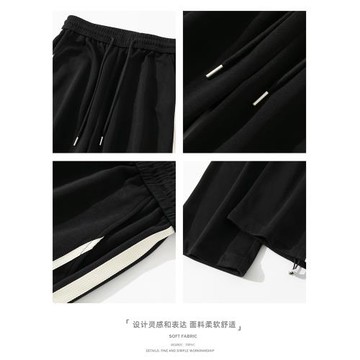 回力加絨加厚運動褲子男士秋冬季棉褲青少年直筒衛褲男生休閑長褲