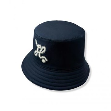 HERMES 經典標誌 漁夫帽 (深藍)