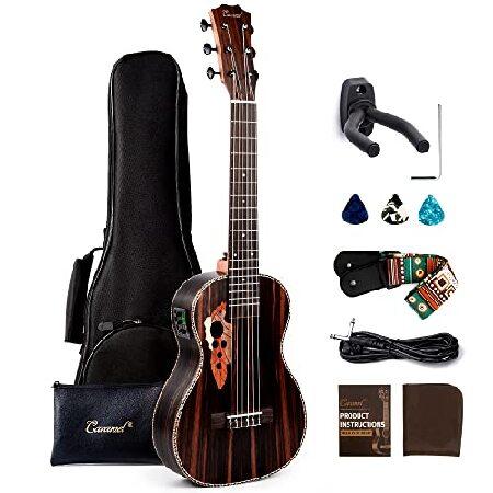 30inch Caramel CB904G Ebony Wood Electric Guitalele Small Guitar