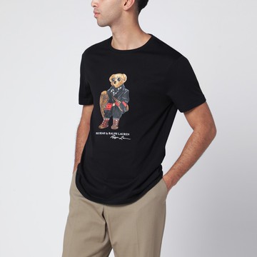 Black Polo Bear Classic Slim Fit T-shirt