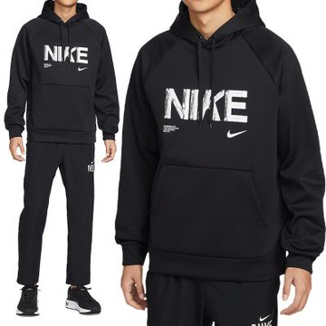 Nike As Tf Po Flc Hoodie Gfx 男款 黑色 帽T 加絨 連帽 長袖 IF2193-010