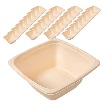 植纖方形碗 42號 32oz  75個  4組