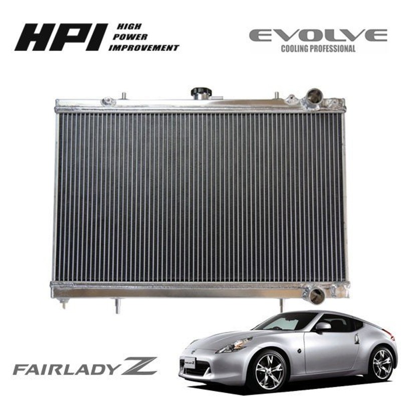 数量限定 Std ラジエターevolve Hpi フェアレディz Mt専用 Vq37vhr 08 12 Z34 車用品 Hpare Z34r