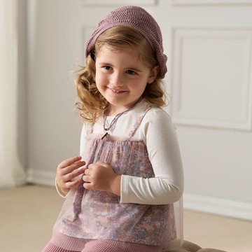 PIPPY假兩件經典印花上衣 粉-090-100