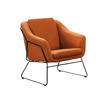 ASSARI-卡米拉單人座亞麻布沙發/休閒椅