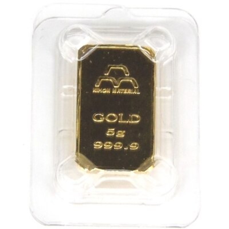 新品】日本マテリアル 純金 インゴット 5ｇ ゴールドバー 24金 ingot(52392) | LINEブランドカタログ