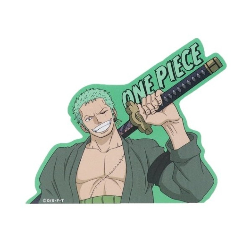 ステッカー ビニール ダイカット シール 少年ジャンプ ワンピース One Piece ゾロ スモールプラネット 通販 Lineポイント最大get Lineショッピング