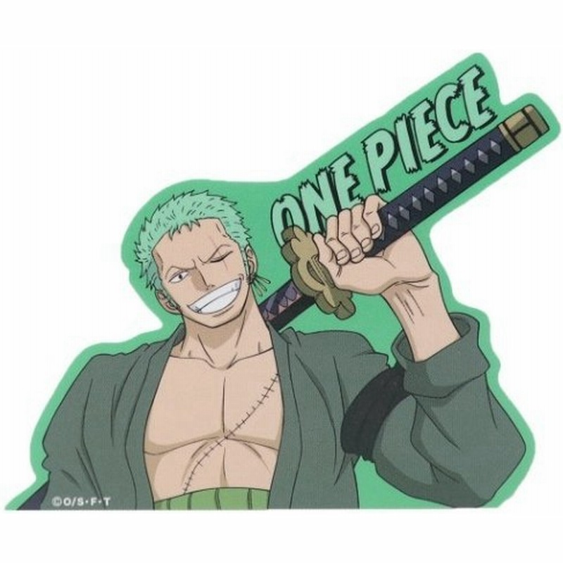 ステッカー ビニール ダイカット シール 少年ジャンプ ワンピース One Piece ゾロ スモールプラネット 通販 Lineポイント最大get Lineショッピング