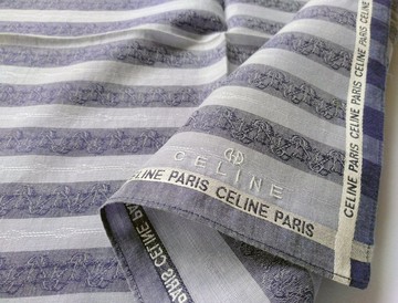 Celine 古董絲巾 - 手帕 - 船錨與郵輪 - Old Money 20 x 19 英吋