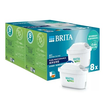 Brita Maxtra Pro 濾水壺專用濾芯純淨全效型 8入組