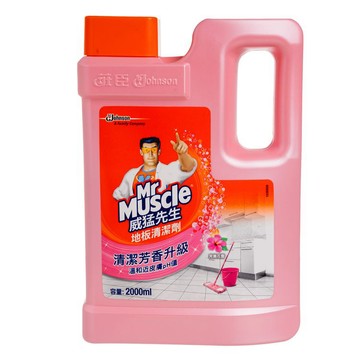 威猛先生 地板清潔劑 完美花香  2000ml
