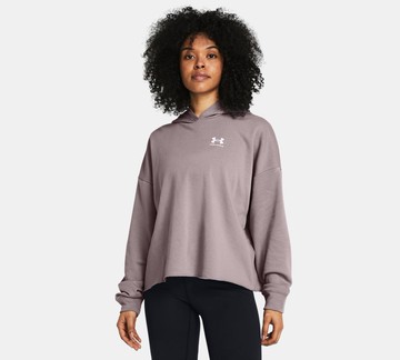 [UA]女 Rival Terry OS 長袖帽T-優惠商品