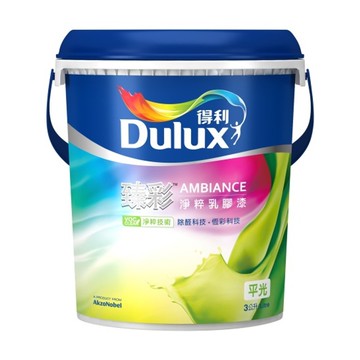 得利 臻彩淨粹乳膠漆平光 百合白 10L