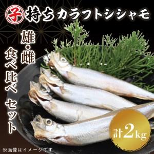 ふるさと納税 ししゃも雄雌食べ比べ 2ｋｇ セット 訳アリ シシャモ ししゃも カラフトししゃも 大洗 規格外 訳あり わけあり 傷_AV013 茨城県大洗町