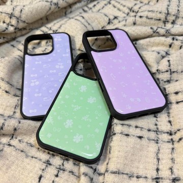 ✨防摔手機殼✨ins風小碎花適用iPhone14/15promax11蘋果16手機殼13膚感17滴膠12