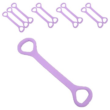 拉力繩 紫色 10條 大(45 x 9cm)健身拉力帶/瑜珈皮拉提斯彈力繩