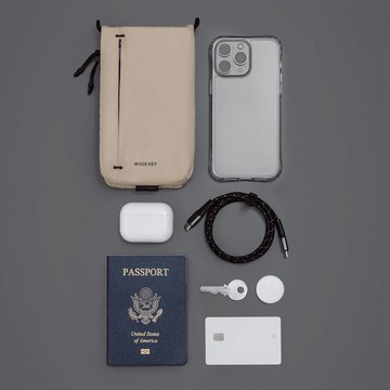 Phone Sacoche 手機掛繩隨行包 水泥灰（不含掛繩）