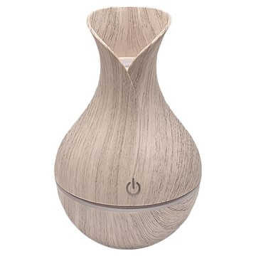 花瓶木紋香氛機 10X10X15CM ABS材質  白木色