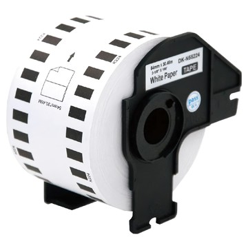 NEXTPAGE BROTHER 相容連續標籤帶 DK-N55224  白底黑字  30.48m