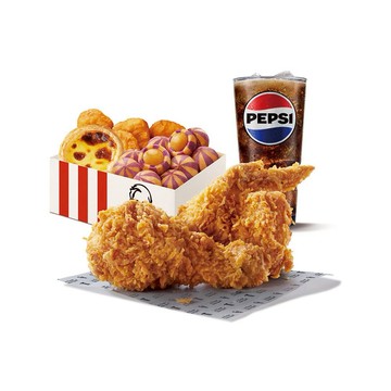 【肯德基】 吮指雙雞+QQ球 重量級套餐 好禮即享券