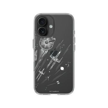 iPhone 16 Clear Case（相機按鈕） 透明 - 迪士尼-星際大戰 Star Wars - POP全載具2-白