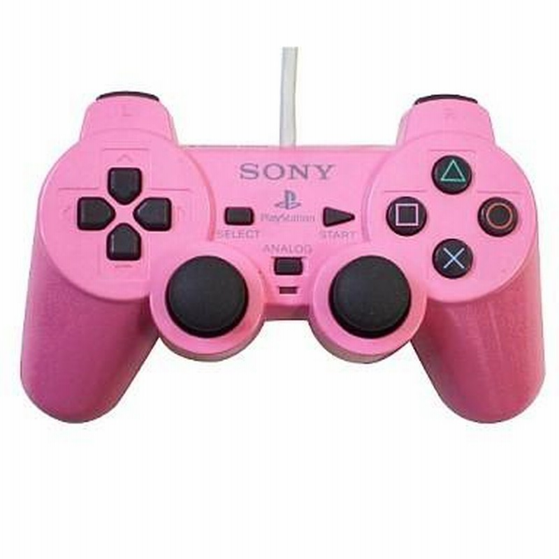 送料無料】【中古】PS2 プレイステーション2 アナログコントローラー (DUALSHOCK 2 ) ピンク デュアルショック |  LINEブランドカタログ