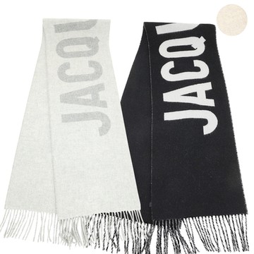 JACQUEMUS Classiques 字母羊毛流蘇圍巾-3色可選