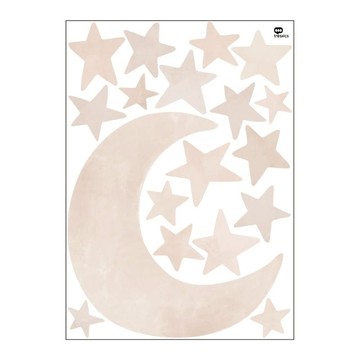 星星月亮壁貼 (5色) 綠