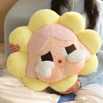 免運 公仔 玩偶 卡通玩具 布娃娃 Crybaby哭娃悲傷俱樂部抱枕毛絨公仔女友生日禮物害羞女孩抱枕全館折扣 特惠/新品特價 可開立發票 5m78
