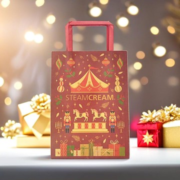【提著走方便】STEAMCREAM蒸汽乳霜 玩具聖誕夜紙袋 送禮
