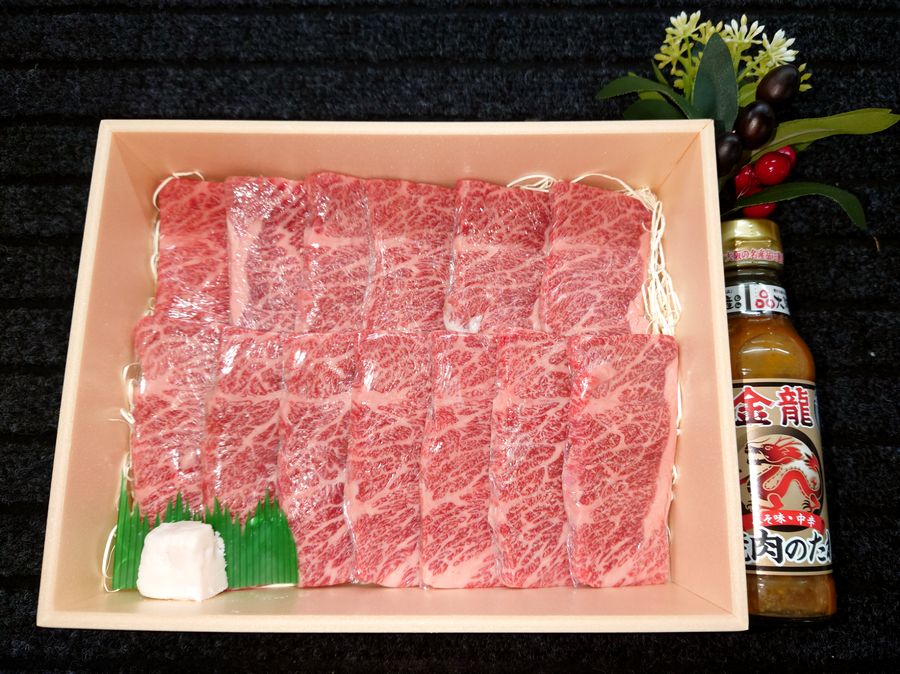 黒毛和牛三角バラカルビ500ｇ焼肉用5等級,鹿児島牛